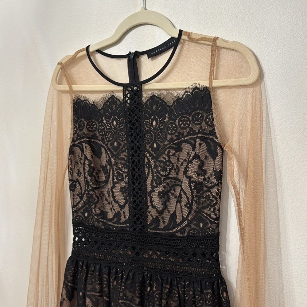 Endless Rose Embroidered Lace Dress NWOT - Picture 4 of 9